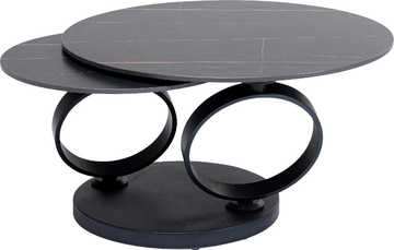 BEVERLY - Porcelain stoneware and steel high side table by KARE Design - view 3